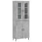 vidaXL Highboard Betongrau 69,5x34x180 cm Holzwerkstoff vidaXL Highboard Betongrau 69,5x34x180 cm Holzwerkstoff