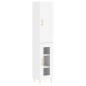 vidaXL Highboard Weiß 34,5x34x180 cm Holzwerkstoff vidaXL Highboard Weiß 34,5x34x180 cm Holzwerkstoff
