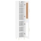 vidaXL Highboard Weiß 34,5x34x180 cm Holzwerkstoff vidaXL Highboard Weiß 34,5x34x180 cm Holzwerkstoff