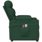 vidaXL Massagesessel mit Aufstehhilfe Dunkelgrün Stoff vidaXL Massagesessel mit Aufstehhilfe Dunkelgrün Stoff