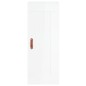 vidaXL Highboard Hochglanz-Weiß 34,5x34x180 cm Holzwerkstoff vidaXL Highboard Hochglanz-Weiß 34,5x34x180 cm Holzwerkstoff