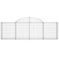 vidaXL Gabionen mit Hochbogen 10 Stk. 200x30x60/80 cm Verzinktes Eisen vidaXL Gabionen mit Hochbogen 10 Stk. 200x30x60/80 cm Verzinktes Eisen