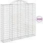 vidaXL Gabionen mit Hochbogen 10Stk. 200x50x180/200cm Verzinktes Eisen vidaXL Gabionen mit Hochbogen 10Stk. 200x50x180/200cm Verzinktes Eisen