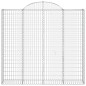 vidaXL Gabionen mit Hochbogen 10Stk. 200x50x180/200cm Verzinktes Eisen vidaXL Gabionen mit Hochbogen 10Stk. 200x50x180/200cm Verzinktes Eisen