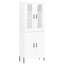 vidaXL Highboard Weiß 69,5x34x180 cm Holzwerkstoff