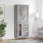 vidaXL Highboard Grau Sonoma 69,5x34x180 cm Holzwerkstoff vidaXL Highboard Grau Sonoma 69,5x34x180 cm Holzwerkstoff