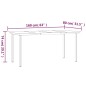 vidaXL 7-tlg. Garten-Essgruppe Schwarz Poly Rattan und Stahl vidaXL 7-tlg. Garten-Essgruppe Schwarz Poly Rattan und Stahl