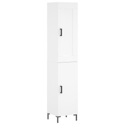 vidaXL Highboard Weiß 34,5x34x180 cm Holzwerkstoff