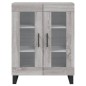 Highboard Grau Sonoma 69,5x34x180 cm Holzwerkstoff Highboard Grau Sonoma 69,5x34x180 cm Holzwerkstoff