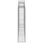 vidaXL Gabionen mit Hochbogen 6 Stk. 300x30x140/160cm Verzinktes Eisen vidaXL Gabionen mit Hochbogen 6 Stk. 300x30x140/160cm Verzinktes Eisen