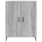 vidaXL Highboard Grau Sonoma 69,5x34x180 cm Holzwerkstoff vidaXL Highboard Grau Sonoma 69,5x34x180 cm Holzwerkstoff