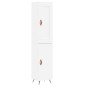 vidaXL Highboard Weiß 34,5x34x180 cm Holzwerkstoff vidaXL Highboard Weiß 34,5x34x180 cm Holzwerkstoff