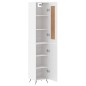 vidaXL Highboard Weiß 34,5x34x180 cm Holzwerkstoff vidaXL Highboard Weiß 34,5x34x180 cm Holzwerkstoff