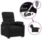 vidaXL Massagesessel Elektrisch Schwarz Stoff vidaXL Massagesessel Elektrisch Schwarz Stoff