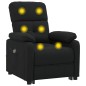 vidaXL Massagesessel Elektrisch Schwarz Stoff vidaXL Massagesessel Elektrisch Schwarz Stoff