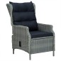 vidaXL 5-tlg. Garten-Essgruppe Hellgrau Poly Rattan vidaXL 5-tlg. Garten-Essgruppe Hellgrau Poly Rattan