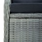 vidaXL 5-tlg. Garten-Essgruppe Hellgrau Poly Rattan vidaXL 5-tlg. Garten-Essgruppe Hellgrau Poly Rattan
