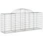 vidaXL Gabionen mit Hochbogen 5 Stk. 200x50x80/100 cm Verzinktes Eisen vidaXL Gabionen mit Hochbogen 5 Stk. 200x50x80/100 cm Verzinktes Eisen