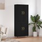 Highboard Schwarz 69,5x34x180 cm Holzwerkstoff Highboard Schwarz 69,5x34x180 cm Holzwerkstoff