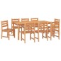 vidaXL 9-tlg. Garten-Essgruppe Massivholz Teak vidaXL 9-tlg. Garten-Essgruppe Massivholz Teak