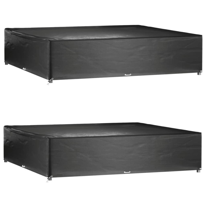 vidaXL Gartenmöbel-Abdeckungen 2 Stk. 16 Ösen 240x240x55cm Quadratisch vidaXL Gartenmöbel-Abdeckungen 2 Stk. 16 Ösen 240x240x55cm Quadratisch