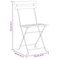 vidaXL Klappbare Gartenstühle 8 Stk. Stahl und Massivholz Akazie vidaXL Klappbare Gartenstühle 8 Stk. Stahl und Massivholz Akazie
