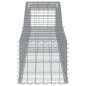 vidaXL Gabionen mit Hochbogen 10 Stk. 400x50x40/60cm Verzinktes Eisen vidaXL Gabionen mit Hochbogen 10 Stk. 400x50x40/60cm Verzinktes Eisen