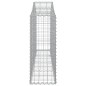 vidaXL Gabionen mit Hochbogen 6 Stk. 200x30x80/100 cm Verzinktes Eisen vidaXL Gabionen mit Hochbogen 6 Stk. 200x30x80/100 cm Verzinktes Eisen
