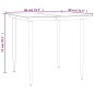 vidaXL 5-tlg. Garten-Essgruppe Schwarz Poly Rattan und Stahl vidaXL 5-tlg. Garten-Essgruppe Schwarz Poly Rattan und Stahl