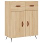 vidaXL Highboard Sonoma-Eiche 69,5x34x180 cm Holzwerkstoff vidaXL Highboard Sonoma-Eiche 69,5x34x180 cm Holzwerkstoff