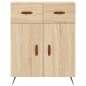 vidaXL Highboard Sonoma-Eiche 69,5x34x180 cm Holzwerkstoff vidaXL Highboard Sonoma-Eiche 69,5x34x180 cm Holzwerkstoff