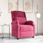 vidaXL Relaxsessel Weinrot Samt vidaXL Relaxsessel Weinrot Samt