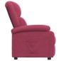vidaXL Relaxsessel Weinrot Samt vidaXL Relaxsessel Weinrot Samt