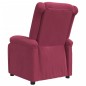 vidaXL Relaxsessel Weinrot Samt vidaXL Relaxsessel Weinrot Samt