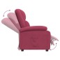 vidaXL Relaxsessel Weinrot Samt vidaXL Relaxsessel Weinrot Samt