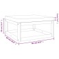 vidaXL 9-tlg. Garten-Lounge-Set mit Hellgrauen Kissen Massivholz vidaXL 9-tlg. Garten-Lounge-Set mit Hellgrauen Kissen Massivholz