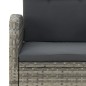 vidaXL 7-tlg. Garten-Essgruppe mit Kissen Grau Poly Rattan vidaXL 7-tlg. Garten-Essgruppe mit Kissen Grau Poly Rattan