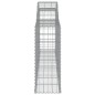 vidaXL Gabionen mit Hochbogen 5 Stk. 300x30x80/100 cm Verzinktes Eisen vidaXL Gabionen mit Hochbogen 5 Stk. 300x30x80/100 cm Verzinktes Eisen