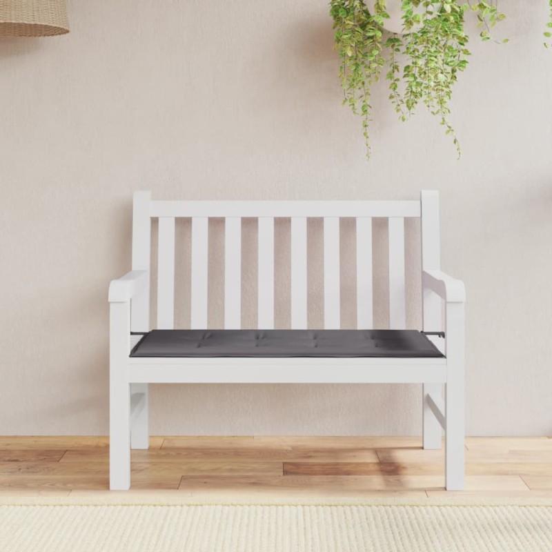 Gartenbank-Auflage Anthrazit 100x50x3 cm Oxford-Gewebe Gartenbank-Auflage Anthrazit 100x50x3 cm Oxford-Gewebe