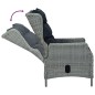 vidaXL 5-tlg. Garten-Essgruppe Hellgrau Poly Rattan vidaXL 5-tlg. Garten-Essgruppe Hellgrau Poly Rattan