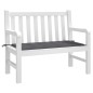 Gartenbank-Auflage Anthrazit 100x50x3 cm Oxford-Gewebe Gartenbank-Auflage Anthrazit 100x50x3 cm Oxford-Gewebe