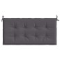 Gartenbank-Auflage Anthrazit 100x50x3 cm Oxford-Gewebe Gartenbank-Auflage Anthrazit 100x50x3 cm Oxford-Gewebe