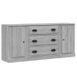vidaXL Sideboards 3 Stk. Grau Sonoma Holzwerkstoff vidaXL Sideboards 3 Stk. Grau Sonoma Holzwerkstoff