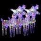 vidaXL LED-Rentiere 4 Stk. Mehrfarbig 160 LEDs Acryl vidaXL LED-Rentiere 4 Stk. Mehrfarbig 160 LEDs Acryl