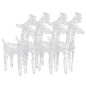 vidaXL LED-Rentiere 4 Stk. Mehrfarbig 160 LEDs Acryl vidaXL LED-Rentiere 4 Stk. Mehrfarbig 160 LEDs Acryl