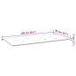 Gartenbank-Auflage Anthrazit 100x50x3 cm Oxford-Gewebe Gartenbank-Auflage Anthrazit 100x50x3 cm Oxford-Gewebe