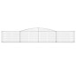 vidaXL Gabionen mit Hochbogen 15 Stk. 400x30x60/80 cm Verzinktes Eisen vidaXL Gabionen mit Hochbogen 15 Stk. 400x30x60/80 cm Verzinktes Eisen