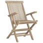 vidaXL Gartenstühle 4 Stk. Klappbar Grau 56x61x89 cm Massivholz Teak vidaXL Gartenstühle 4 Stk. Klappbar Grau 56x61x89 cm Massivholz Teak