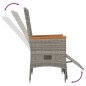 vidaXL 7-tlg. Garten-Essgruppe mit Kissen Grau Poly Rattan vidaXL 7-tlg. Garten-Essgruppe mit Kissen Grau Poly Rattan