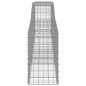 vidaXL Gabionen mit Hochbogen 5 Stk. 400x50x80/100cm Verzinktes Eisen vidaXL Gabionen mit Hochbogen 5 Stk. 400x50x80/100cm Verzinktes Eisen